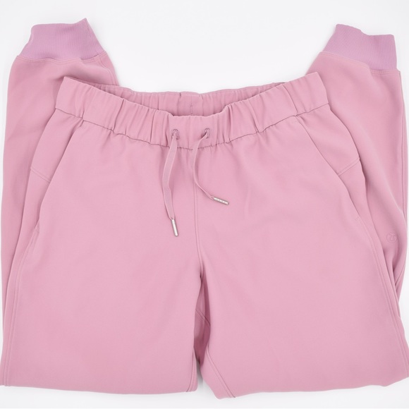 LULULEMON On The Fly Mid Rise Joggers Pink Taupe Size 6 - Picture 3 of 13